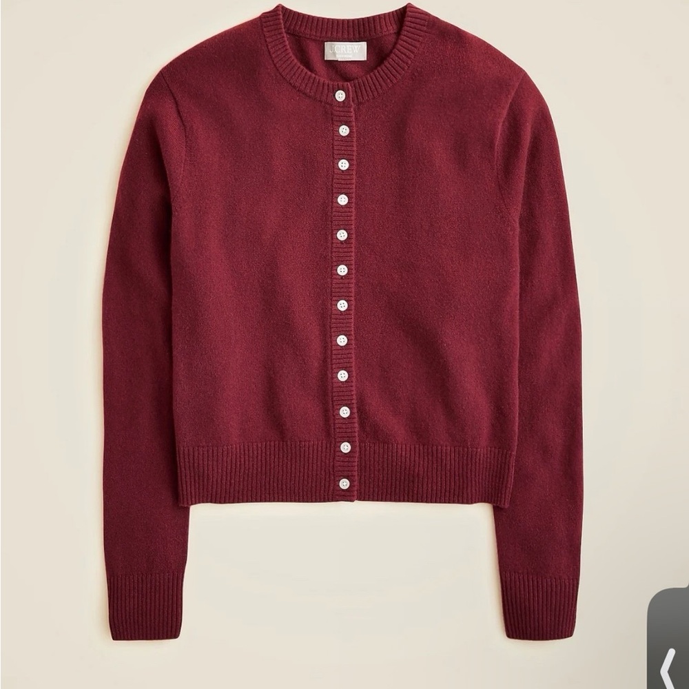 J Crew Perfect Cashmere Cardigan- J Crew Tag Hanging